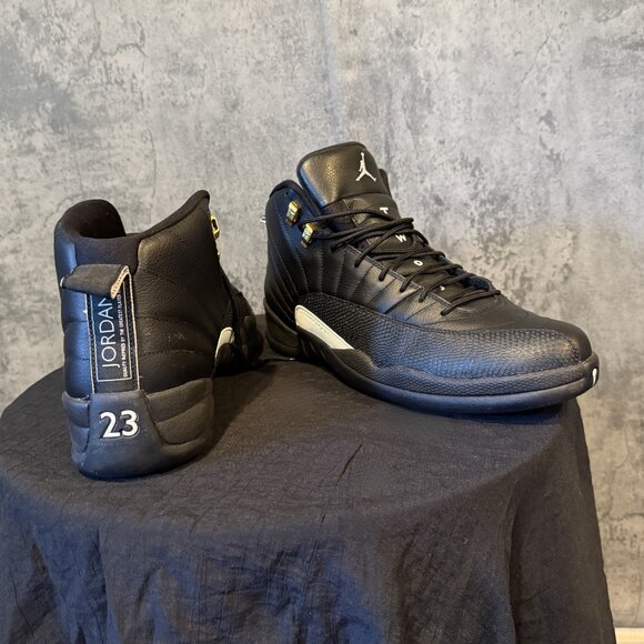 Jordan 12 Retro The Master Mens Size 15 - Black and White with Gold - Picture 1 of 6